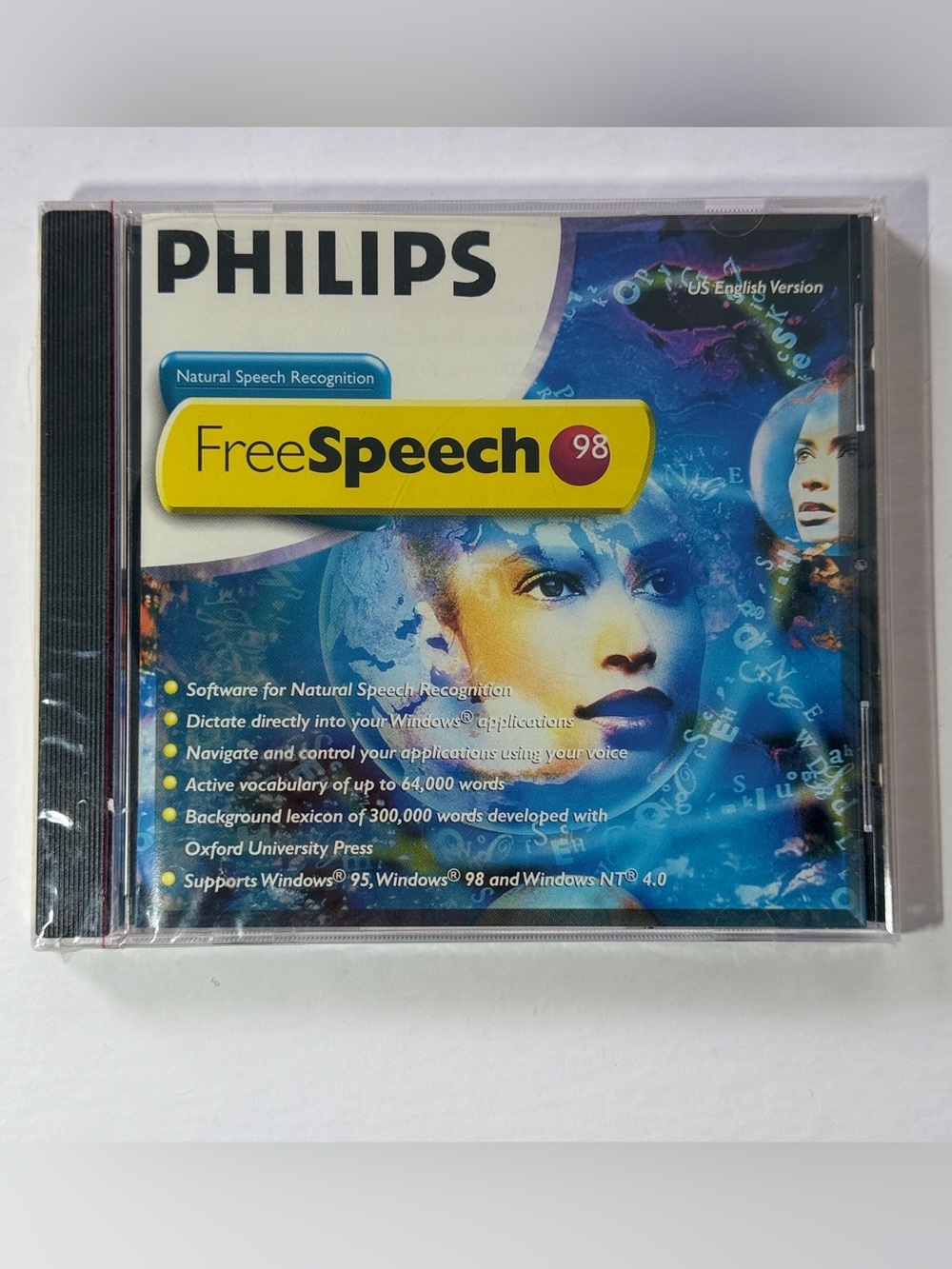 Philips FreeSpeech 98 Software CD - Blue & Yellow Cover